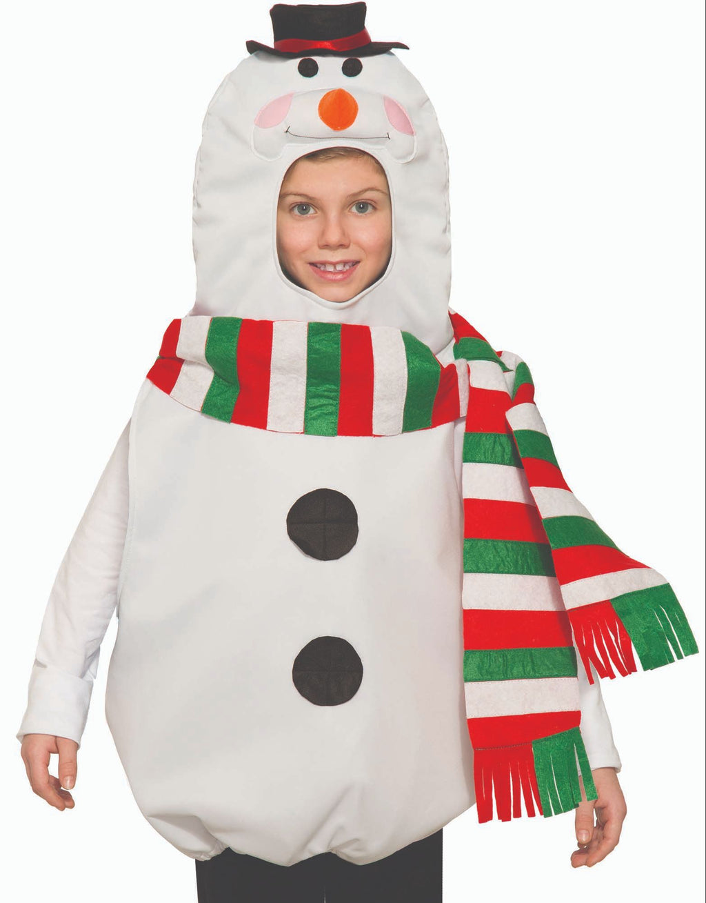 Child Snowman Christmas Costume Kids Tunic