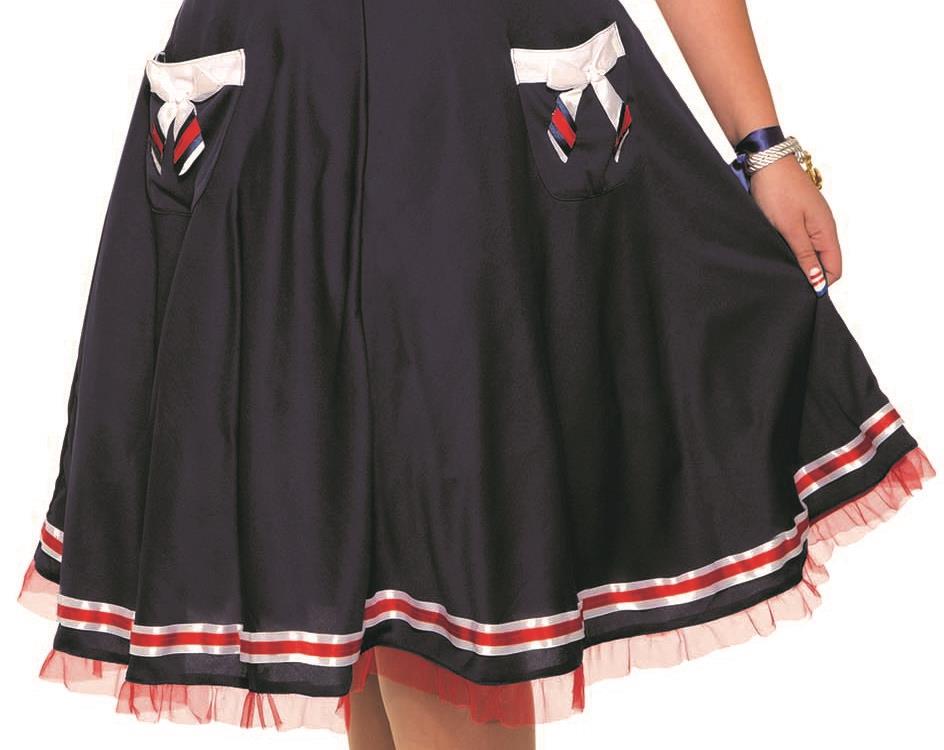 Sexy Ahoy Lady Navy Blue Women's Sailor Halloween Costume X-Large