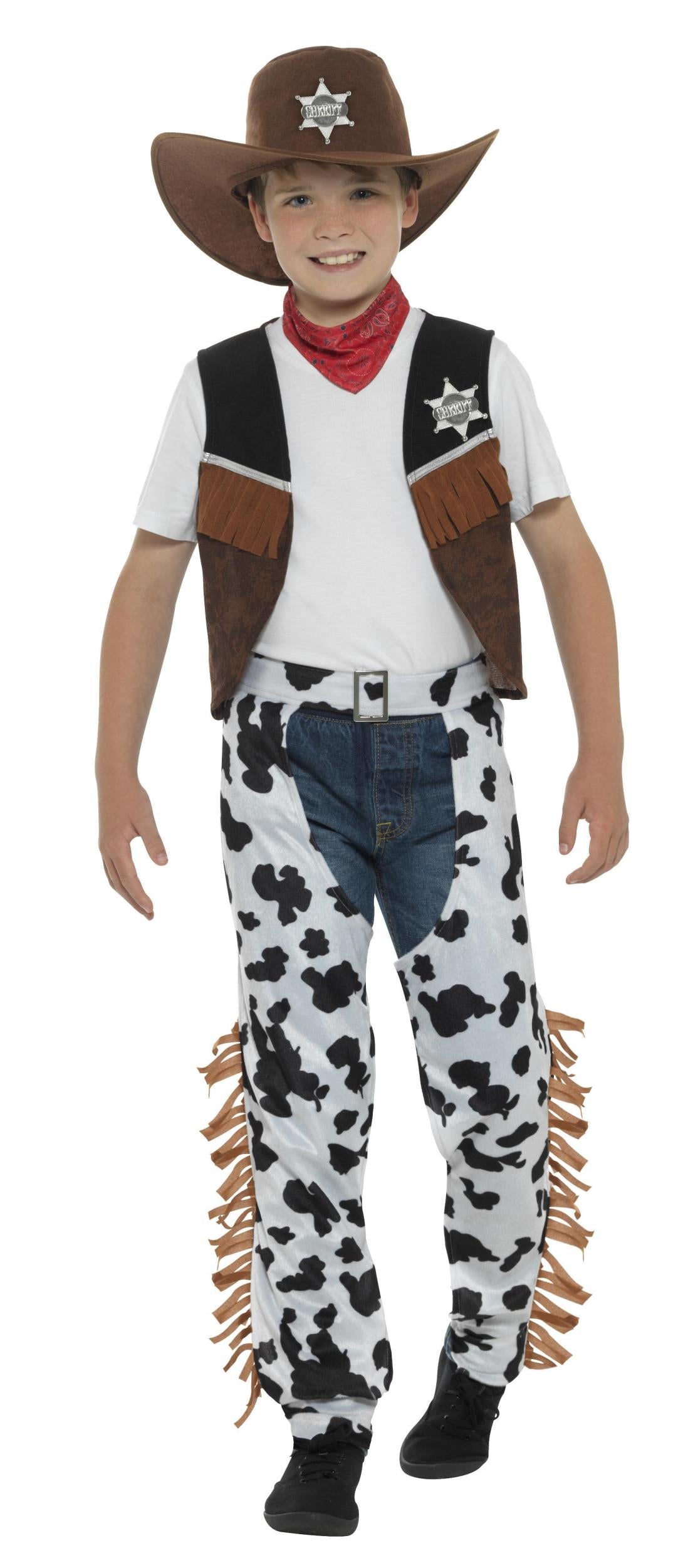 Smiffy's Texan Cowboy Child Costume Boy's Size Large 10-12