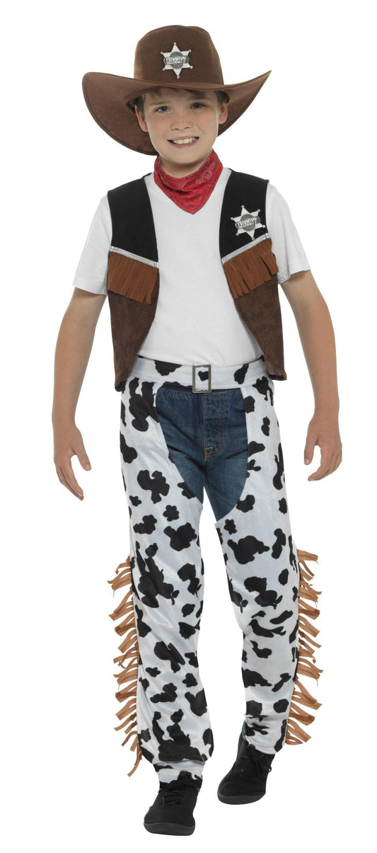 Smiffy's Texan Cowboy Child Costume Boy's Size Large 10-12