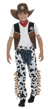 Load image into Gallery viewer, Smiffy&#39;s Texan Cowboy Child Costume Boy&#39;s Size Medium 7-9
