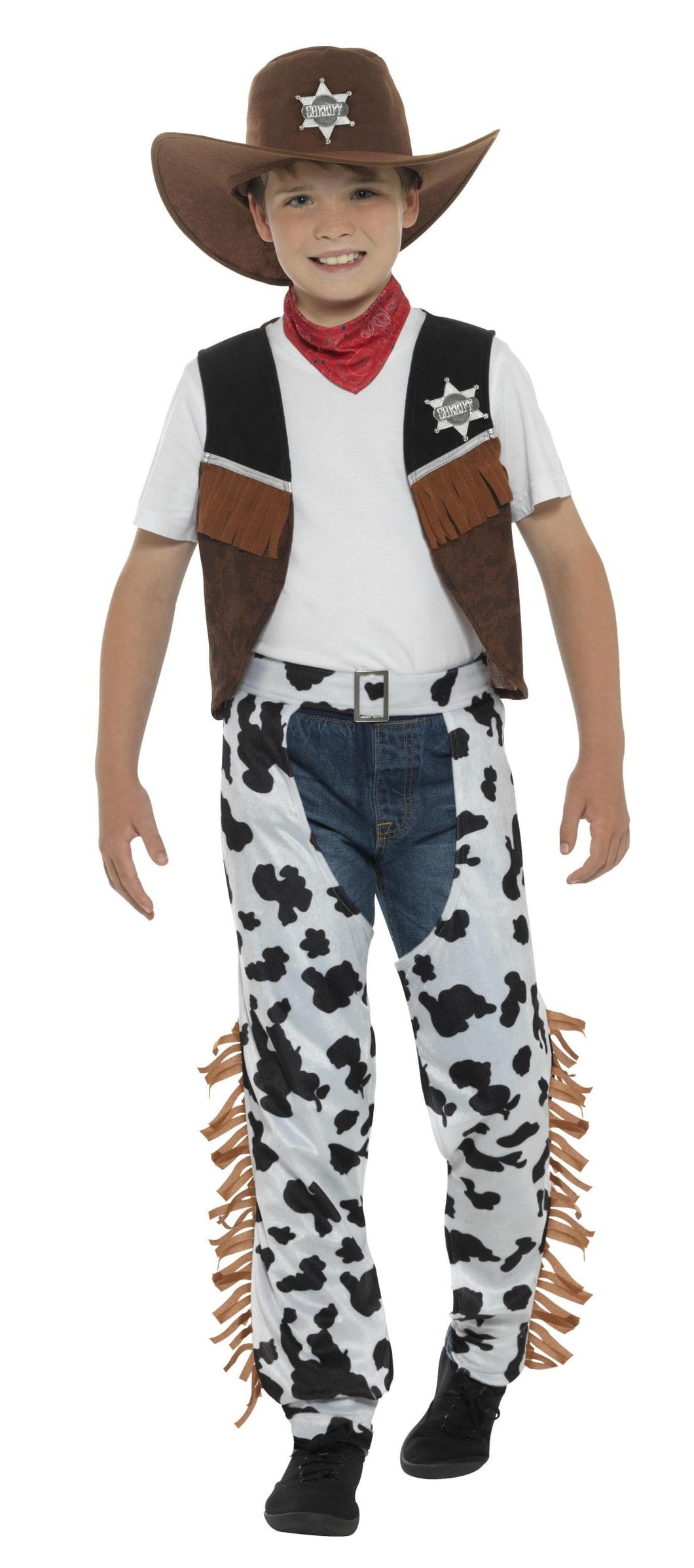 Smiffy's Texan Cowboy Child Costume Boy's Size Medium 7-9