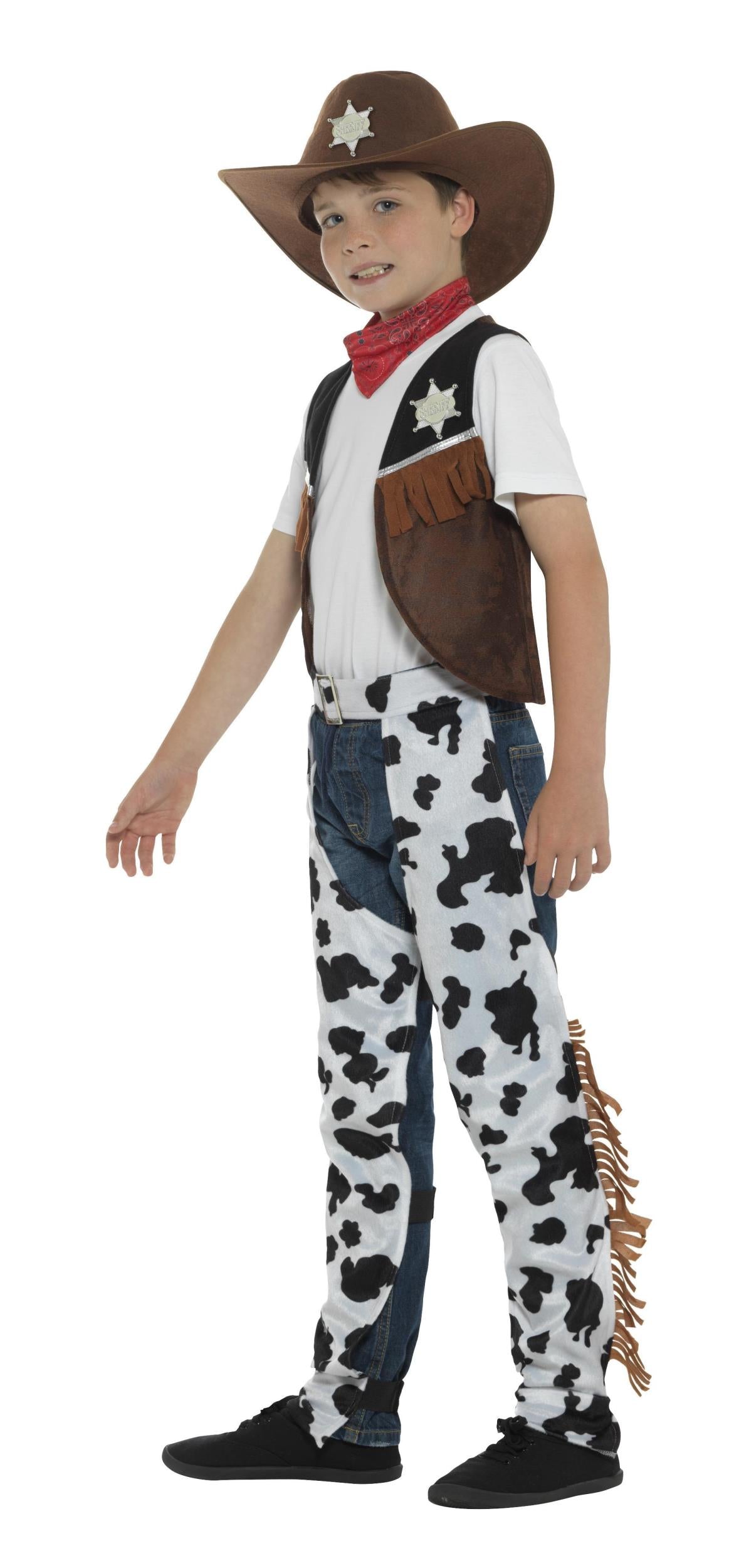 Smiffy's Texan Cowboy Child Costume Boy's Size Medium 7-9