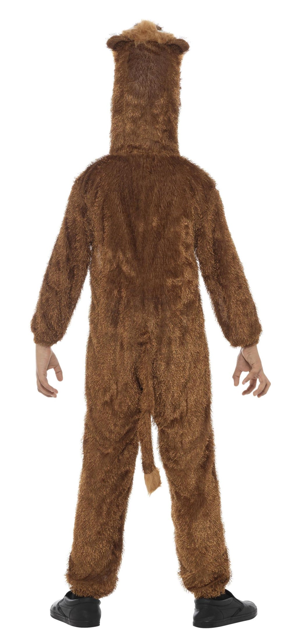 Lion Jumpsuit With Attached Hood Child Jungle Costume Medium