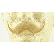 Load image into Gallery viewer, Blonde Real Human Hair Handlebar Mustache 2013
