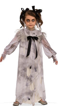 Load image into Gallery viewer, Sweet Screams Girls Creepy Nightgown Dirt Spiders Child Costume Dress Small 4-6
