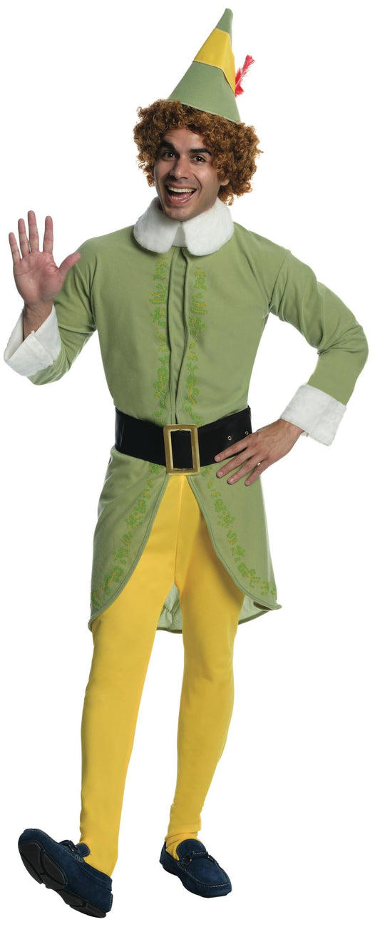 Buddy the Elf Movie Deluxe Adult Christmas Costume Size Standard