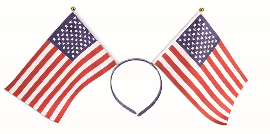 Forum Novelties Patriotic American Flag Red, White and Blue Headband