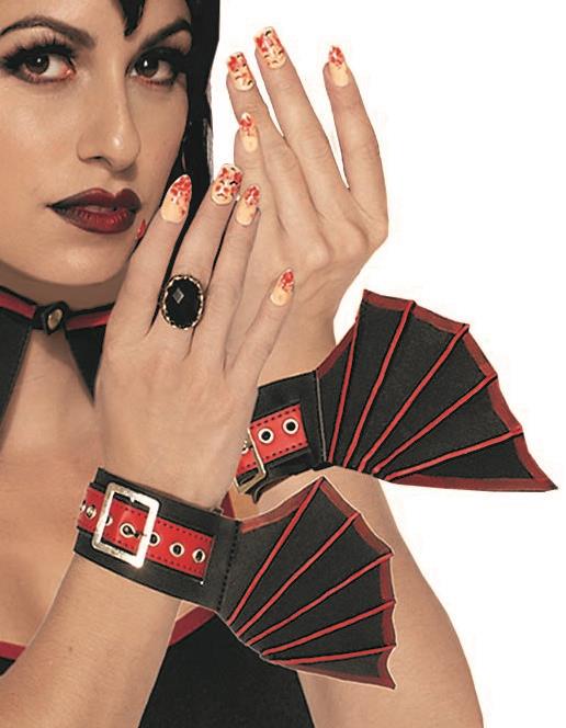 Vampire Wrist Cuffs Bat Wings Costume Accessories