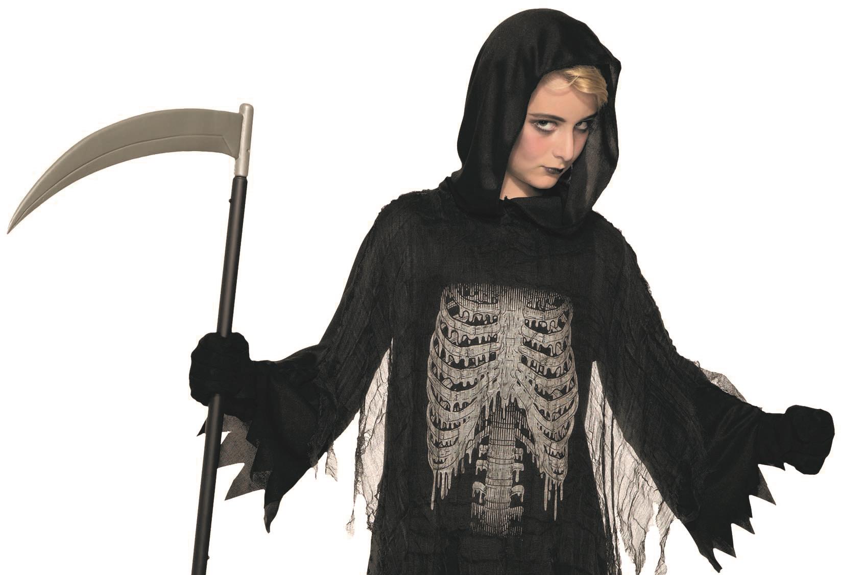 Night Reaper Child Grim Reaper Death Tattered RobeChild Small 4--6