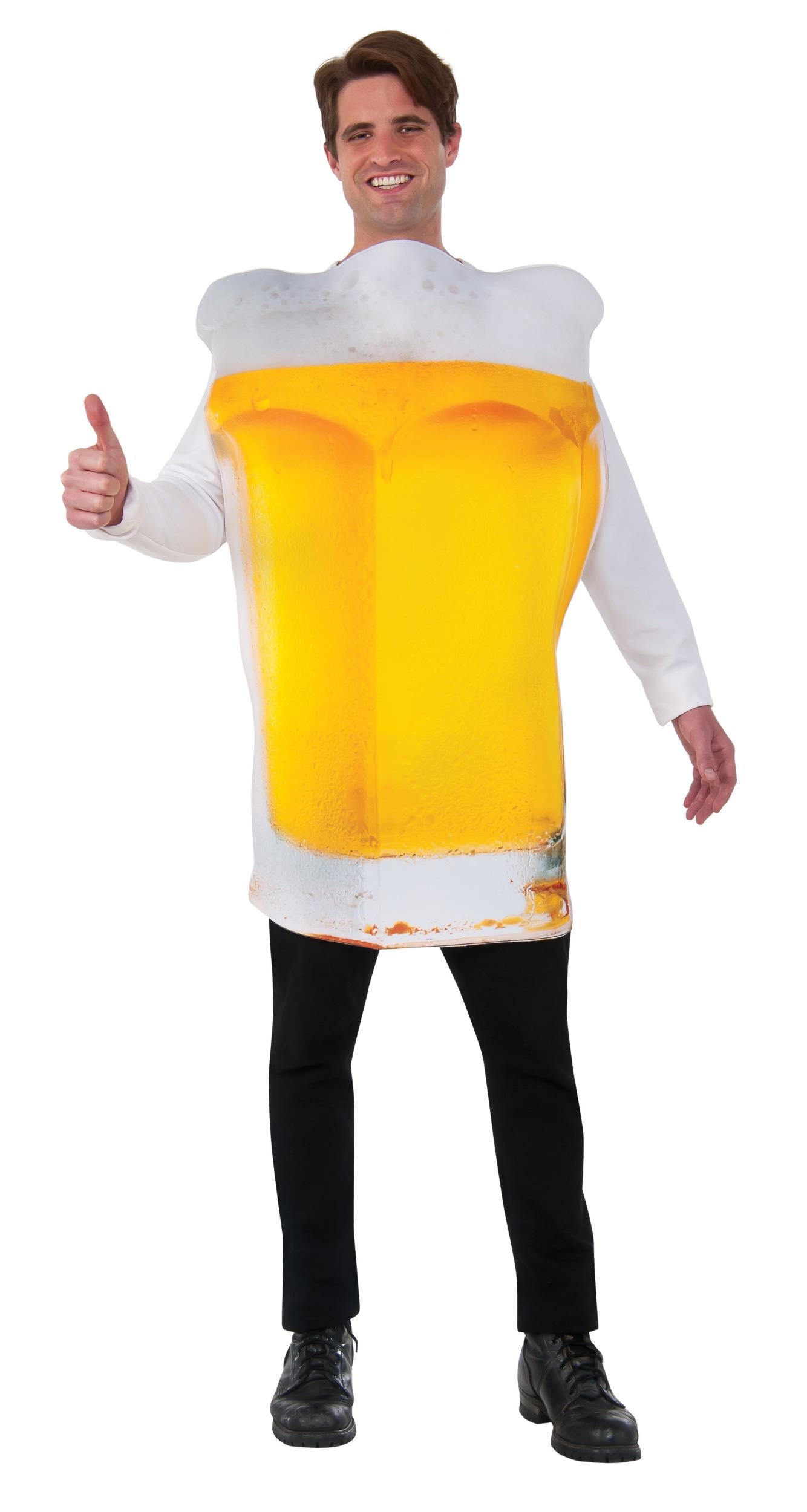 Brewmaster Glass of Beer Unisex Funny Halloween Party Tunic Adult Costume
