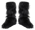 D/Ceptions Child Black Furry Boot Covers