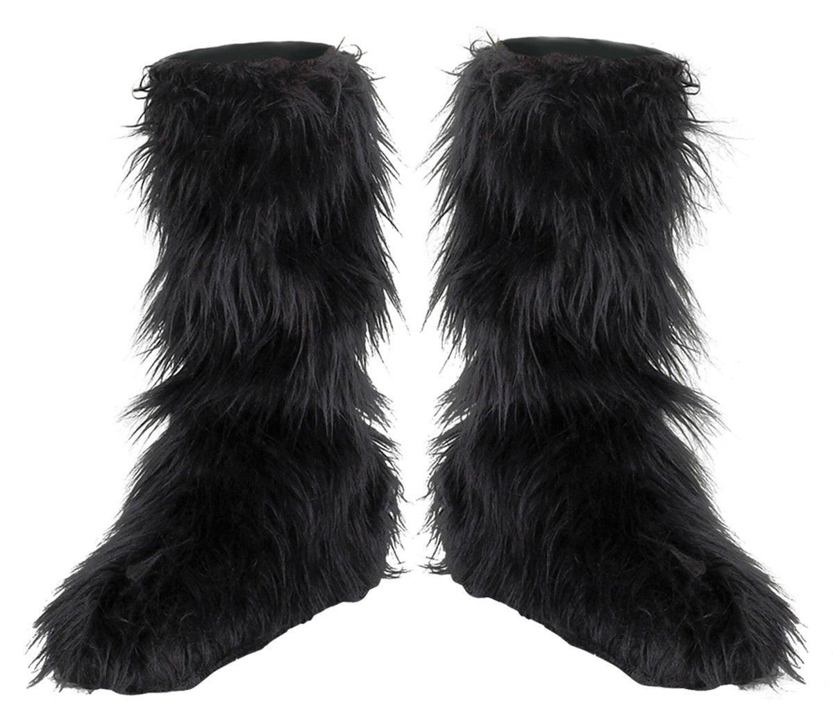 D/Ceptions Child Black Furry Boot Covers