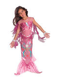 Pink Mermaid Child Girls Costume Size Medium 8-10