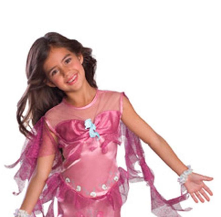 Pink Mermaid Child Girls Costume Size Medium 8-10