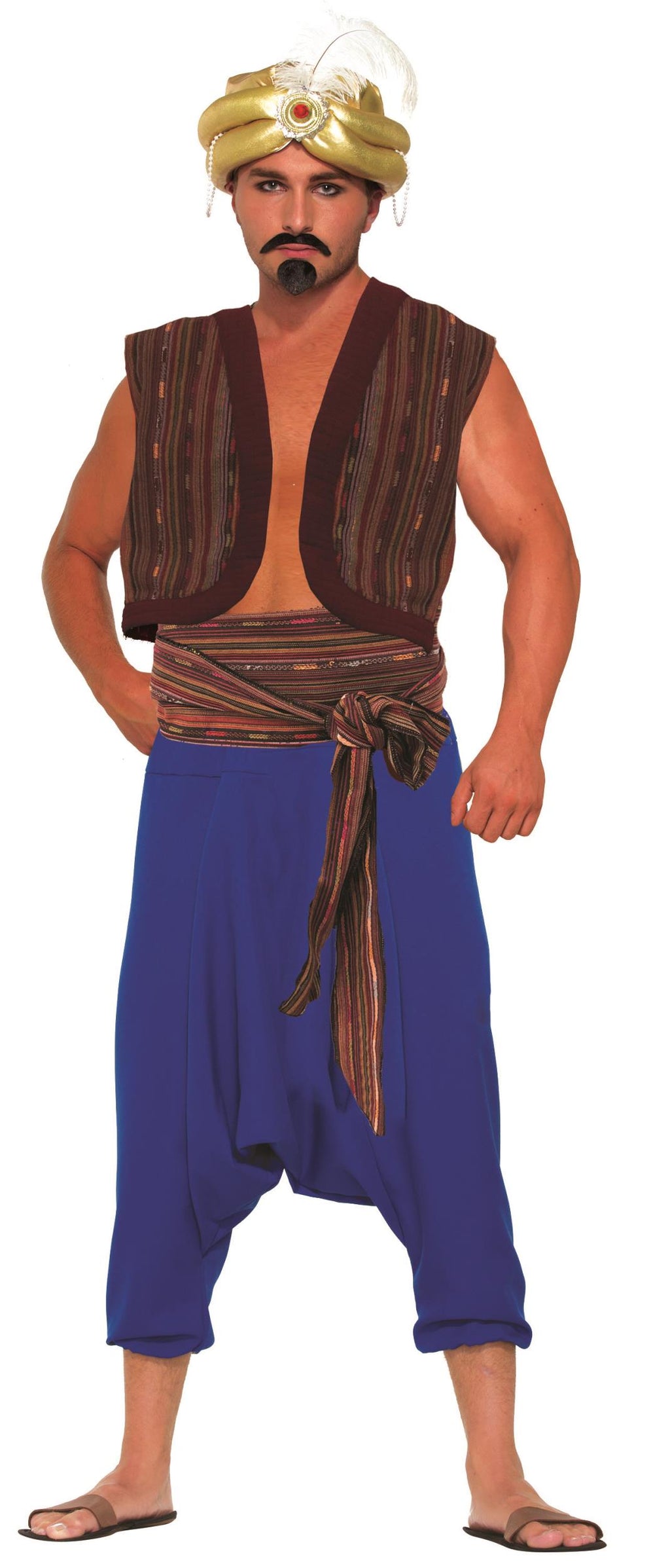 Desert Prince Aladdin Vest and Belt Costume Accessories
