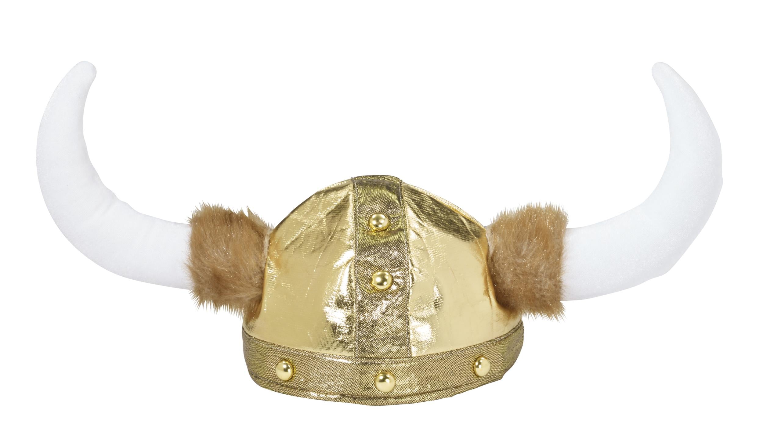 Nordic Viking Helmet with Attached Horns Adult Size