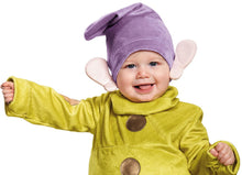 Load image into Gallery viewer, Snow White Deluxe Dopey Disney Halloween Baby Costume Size Infant 6-12 months
