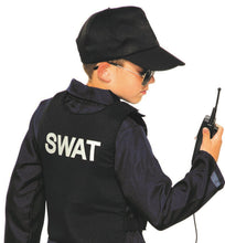 Load image into Gallery viewer, Police Swat Navy Blue Jumpsuit Costume Small 4-6
