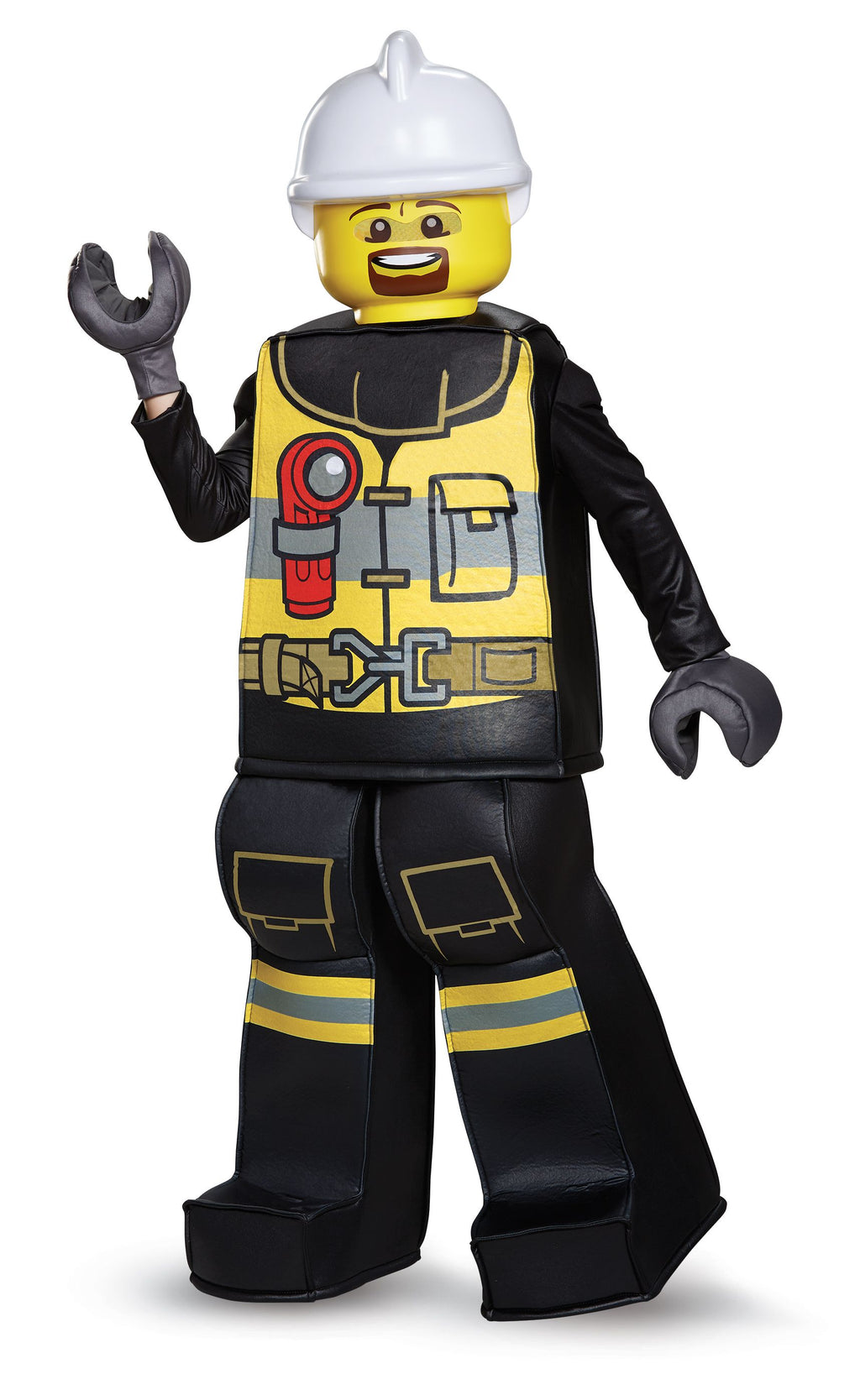 Lego Firefighter Boys Costume Large 10-12