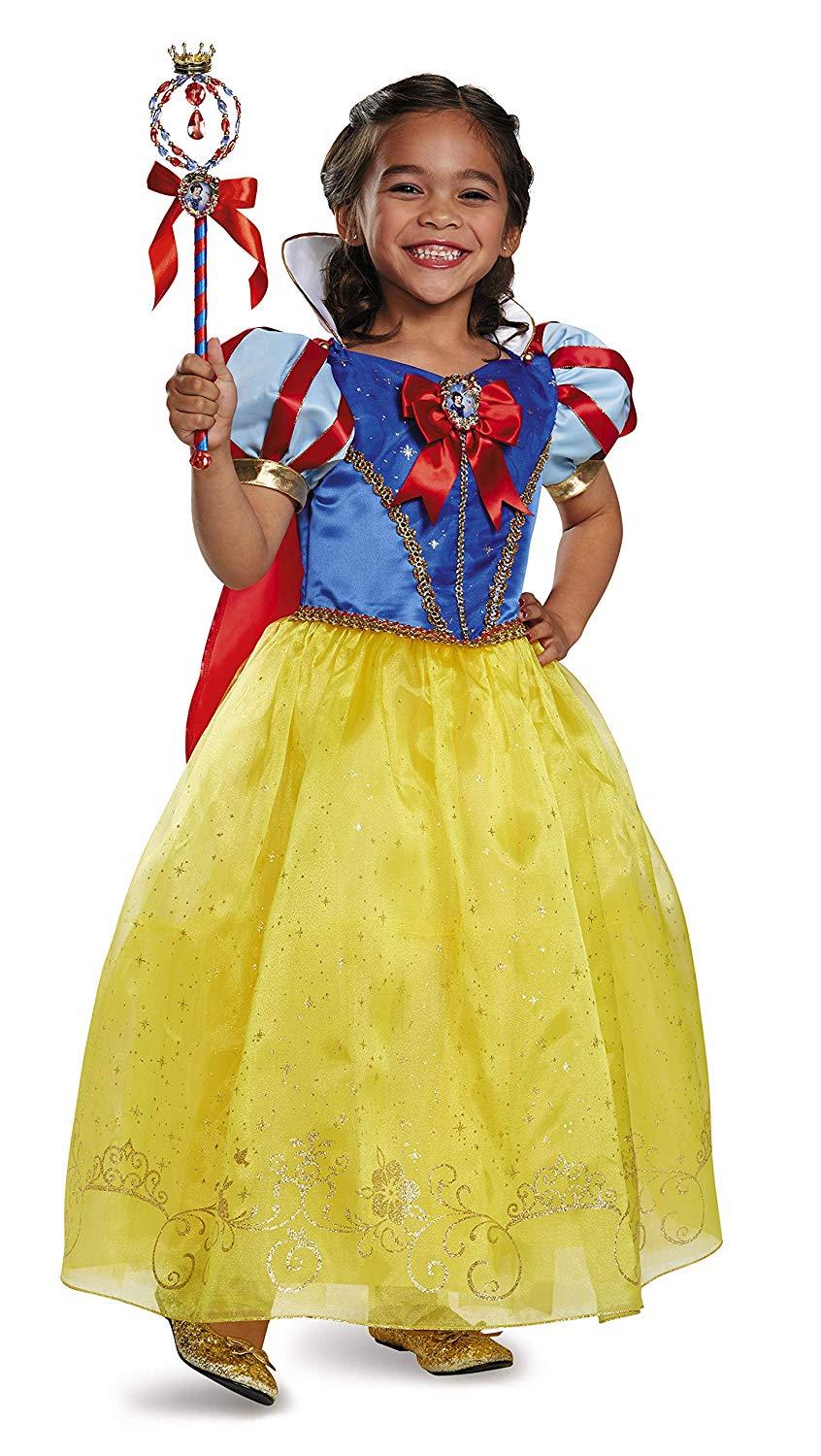Disney's Disguise Snow White Prestige Costume Girls XS 3T-4T
