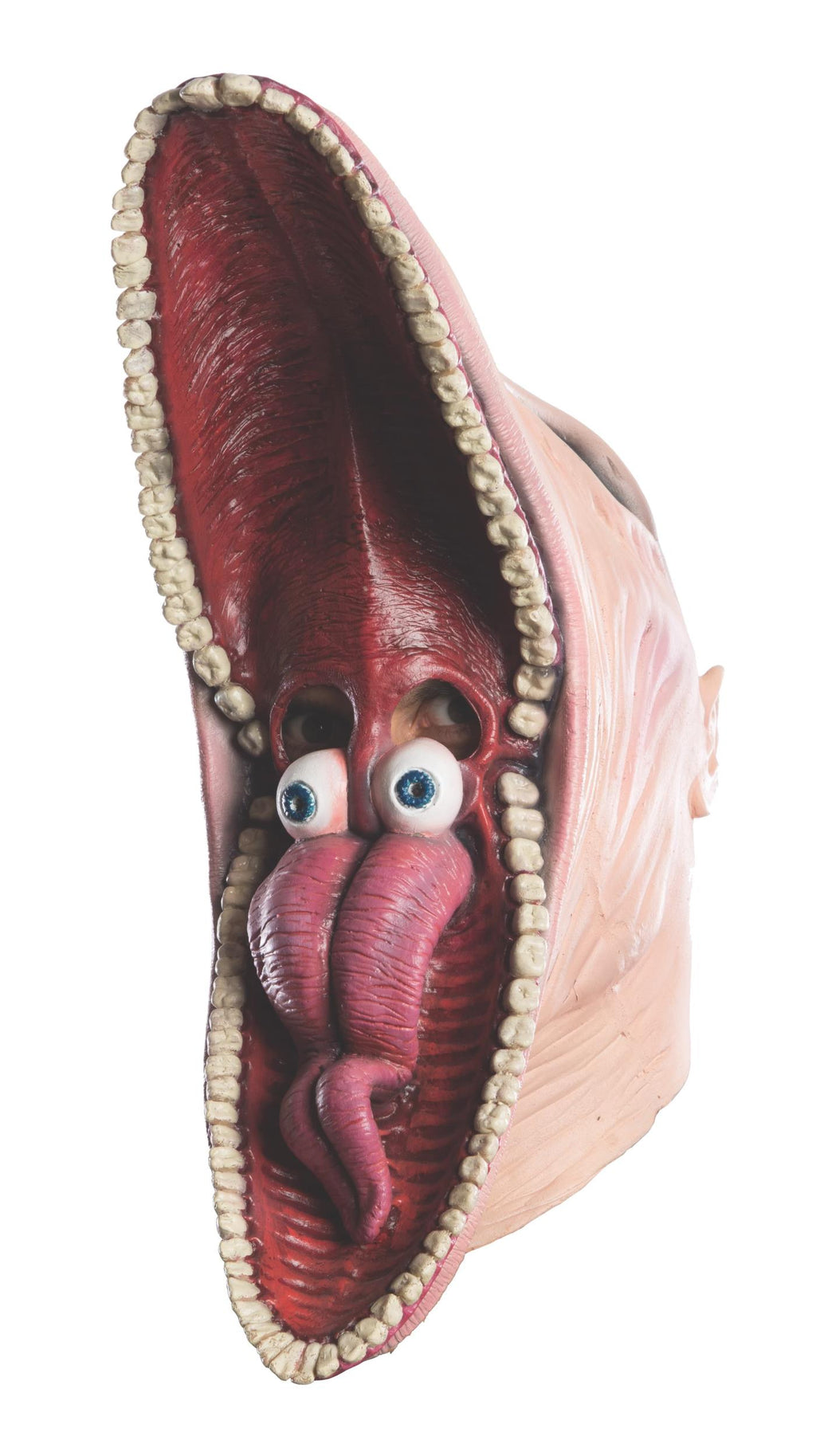 Beetlejuice: Barbara Large Mouth Wide Open with Large Tongue Eyeballs Adult Mask