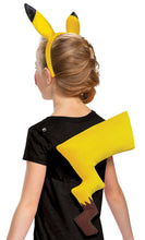 Load image into Gallery viewer, Pikachu Pokemon Yellow Headband and Tail Kit Adult
