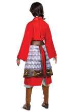Load image into Gallery viewer, Mulan Hero Red Dress Deluxe Costume Adult X-Large 18-20
