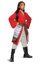 Load image into Gallery viewer, Mulan Hero Red Girls Princess Dress Disney Toddler Costume 3T-4T
