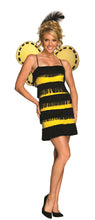 Load image into Gallery viewer, Women&#39;s Bumble Bee Mine Flapper Adult Sassy Costume XS 2-4
