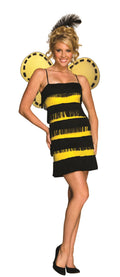 Women's Bumble Bee Mine Flapper Adult Sassy Costume Medium 8-10