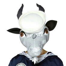 Load image into Gallery viewer, Navy Goat Hat Head Piece Military Mascot Adult
