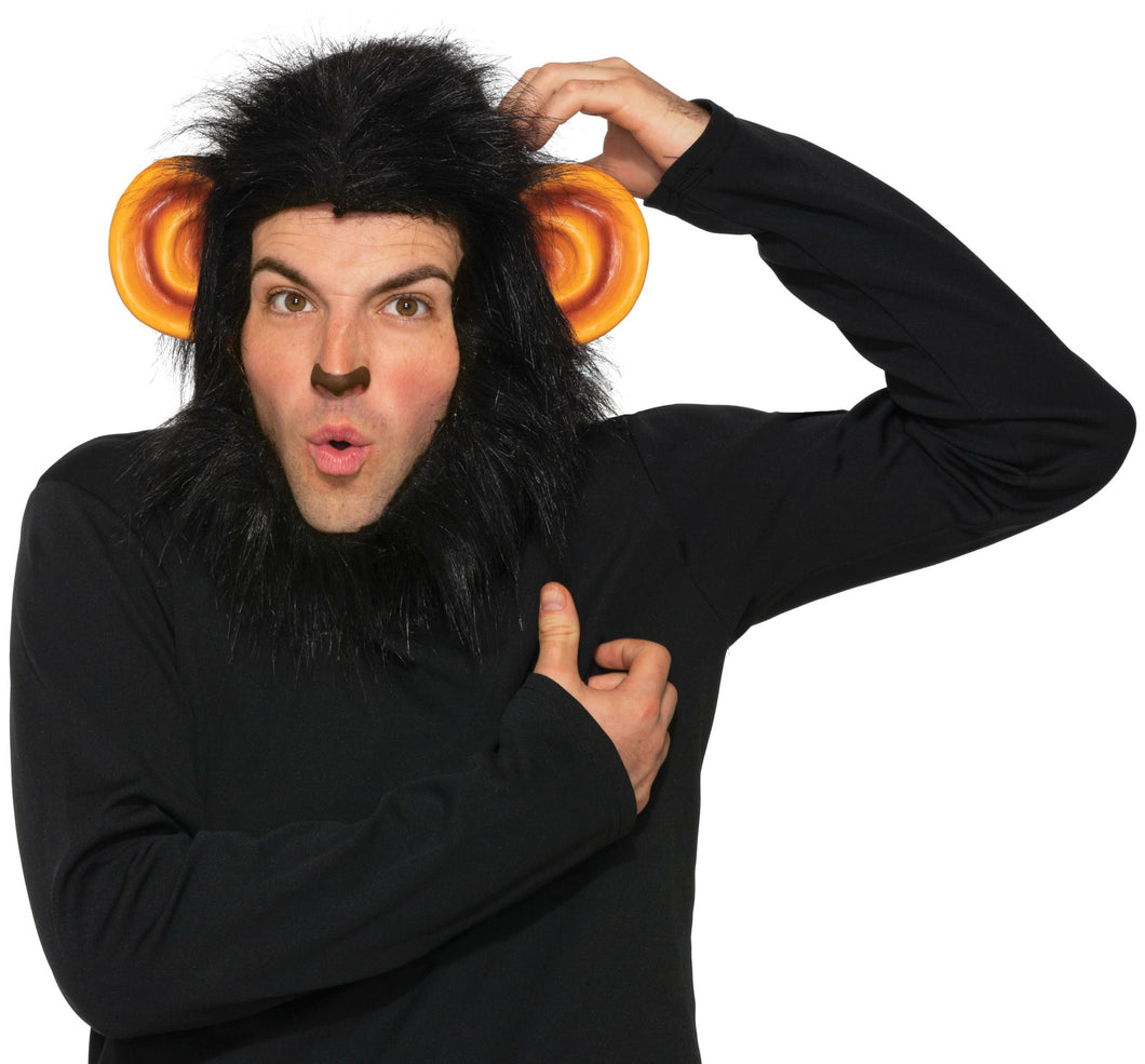 Chimp Monkey Bad Touch Headpiece Hood Costume Accessory