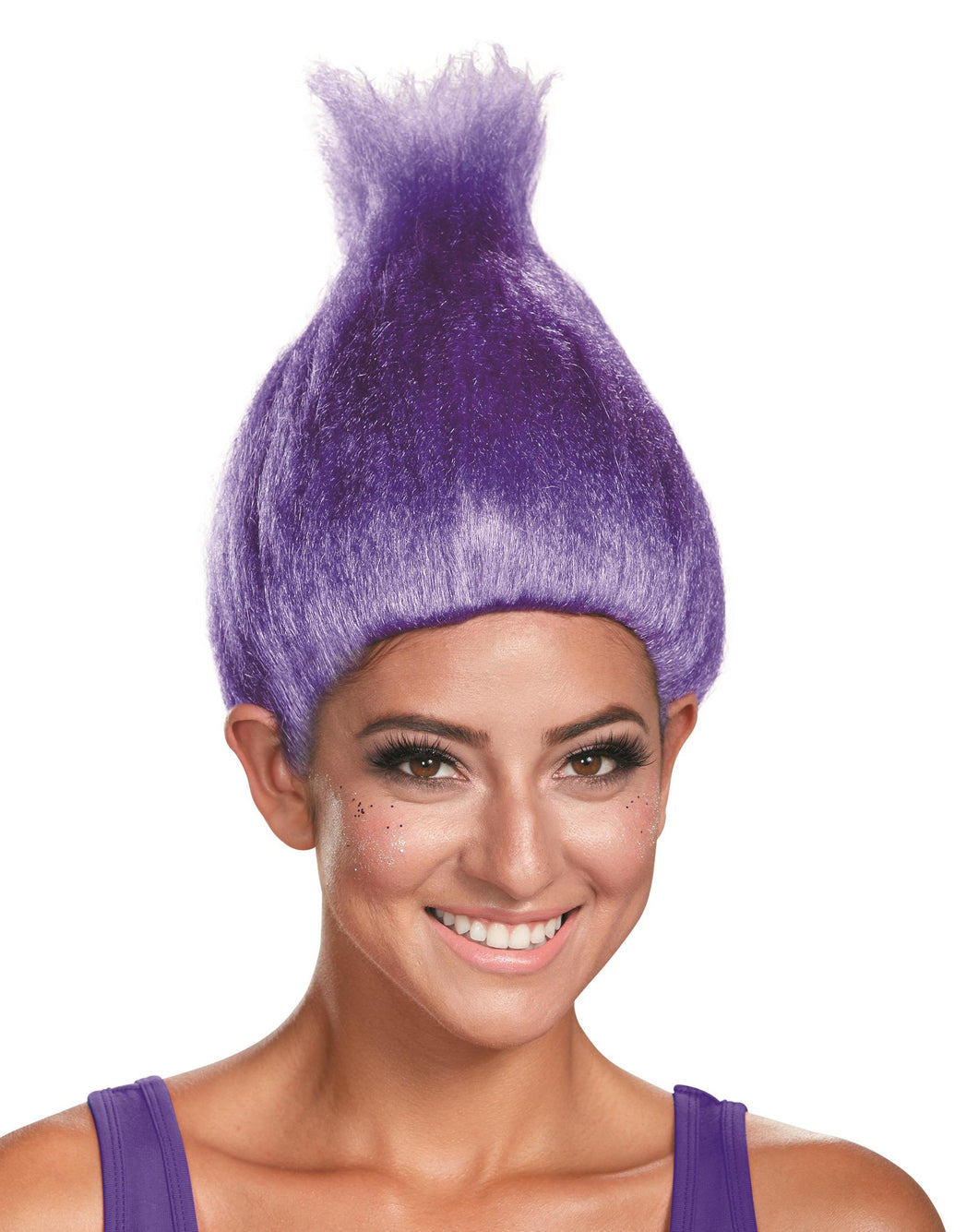 Disguise Purple Troll Adult Costume Wig