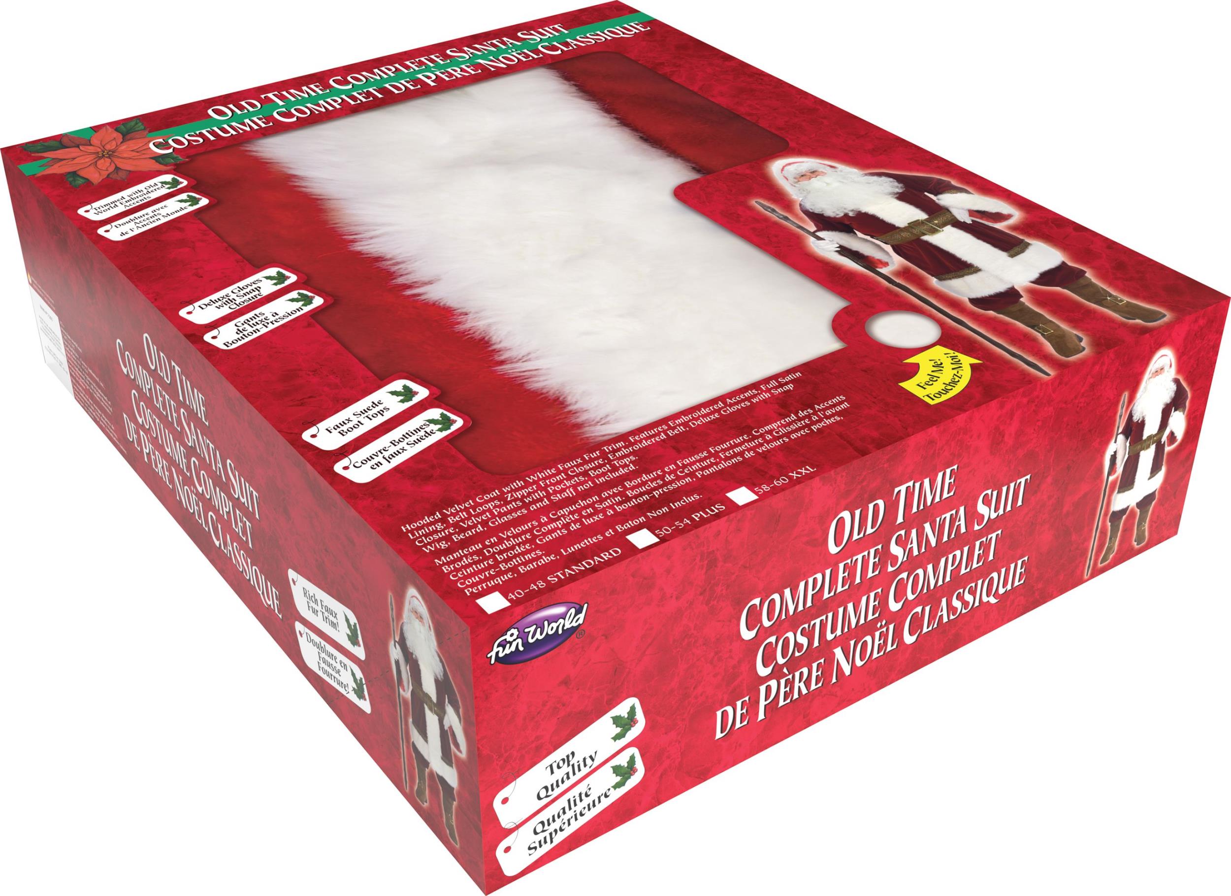 Supreme Edition Old Time Santa Claus Suit Costume Size 40-48