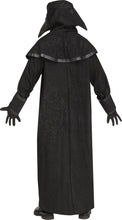 Load image into Gallery viewer, Black Plague Doctor Robe and Mask Adult Costume
