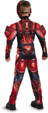 Load image into Gallery viewer, Halo Red Spartan Muscle Child Costume Medium 7-8
