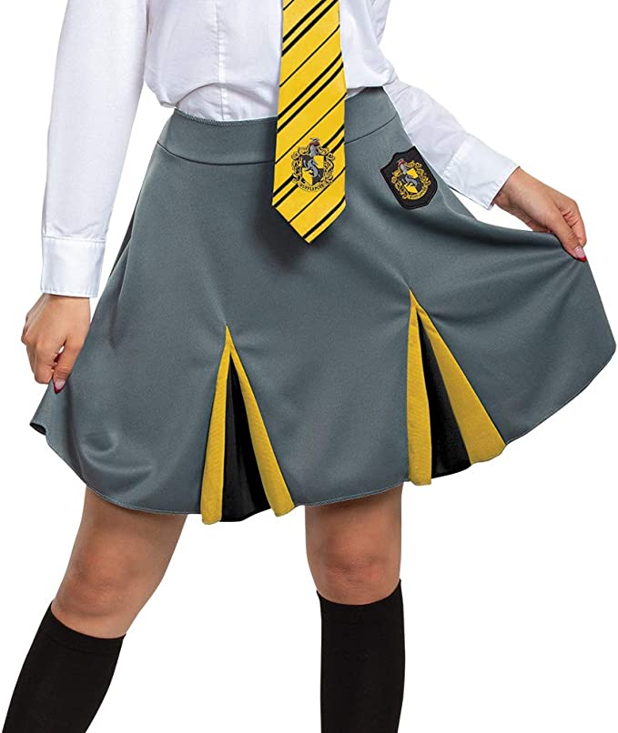 Harry Potter Hufflepuff Skirt Adult Medium 8-10