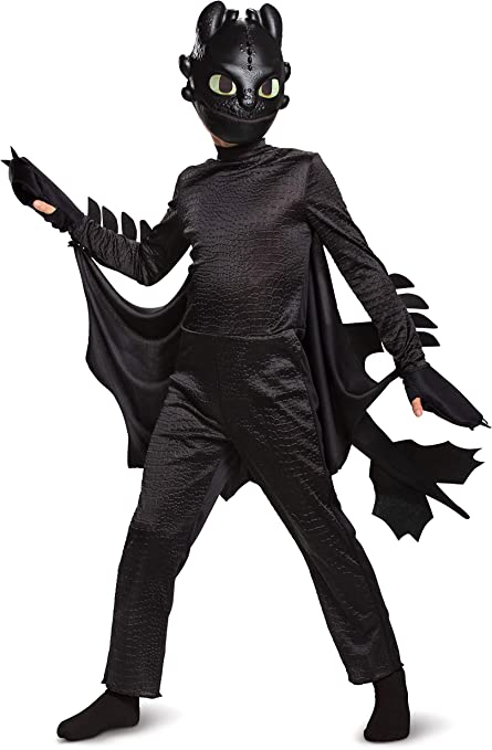 Toothless How to Train Your Dragon Deluxe Toddler Costume X-Small 3T-4T