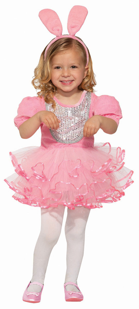 Pink Easter Blushing Bunny Rabbit Child Costume Dress Toddler