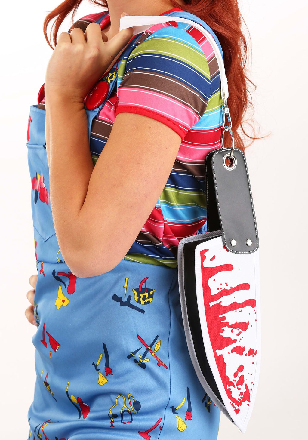 Bloody Killer Butcher Knife Purse Accessory