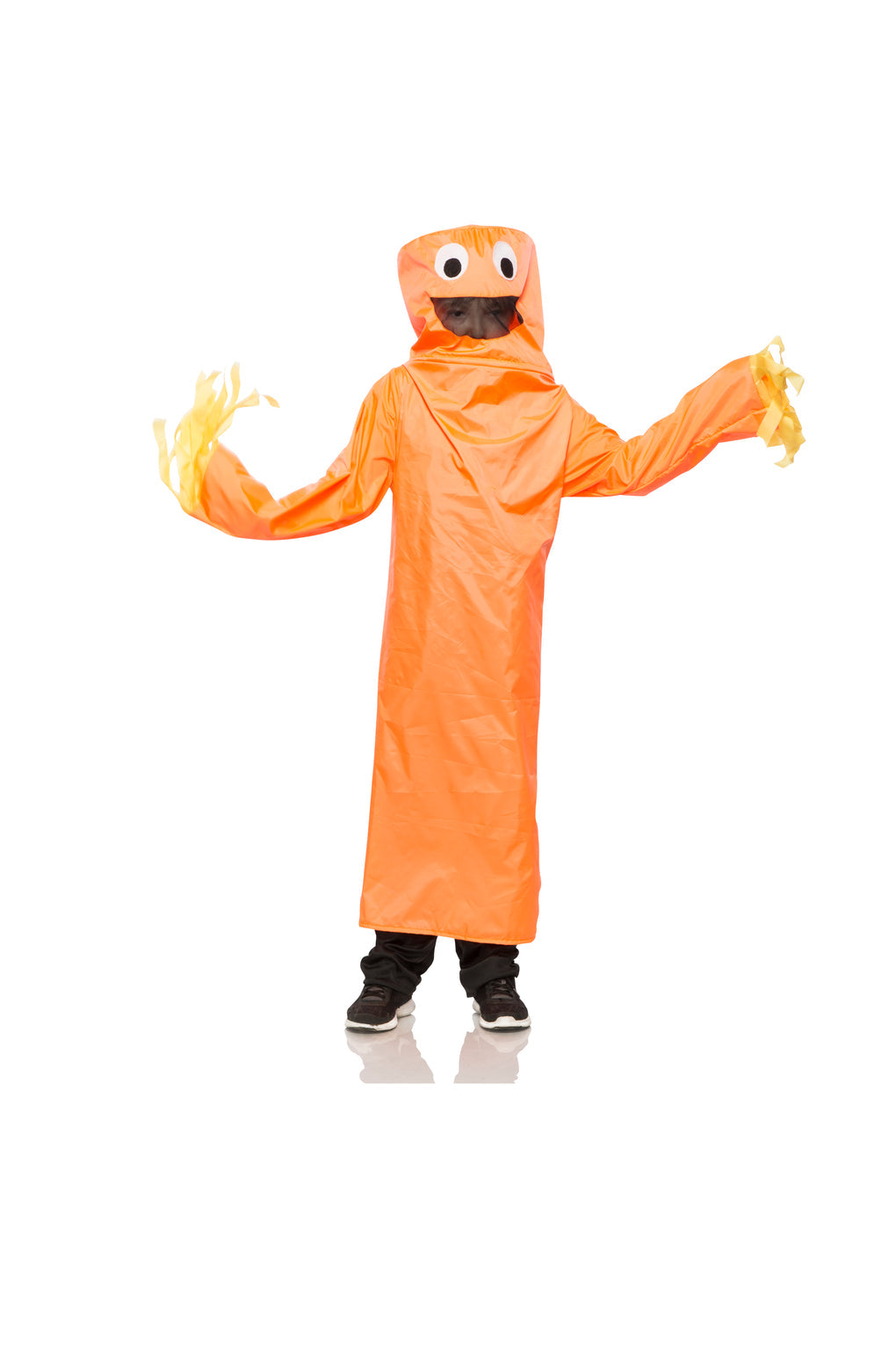 Orange Wild Waving Tube Guy Child Costume S/M