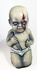 14" Evil Baby with Knife Omen Accessory Prop