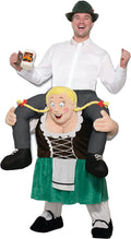 Forum Men's Ride on Beer Maiden Octoberfest Deluxe Adult Shoulder Rider Costume