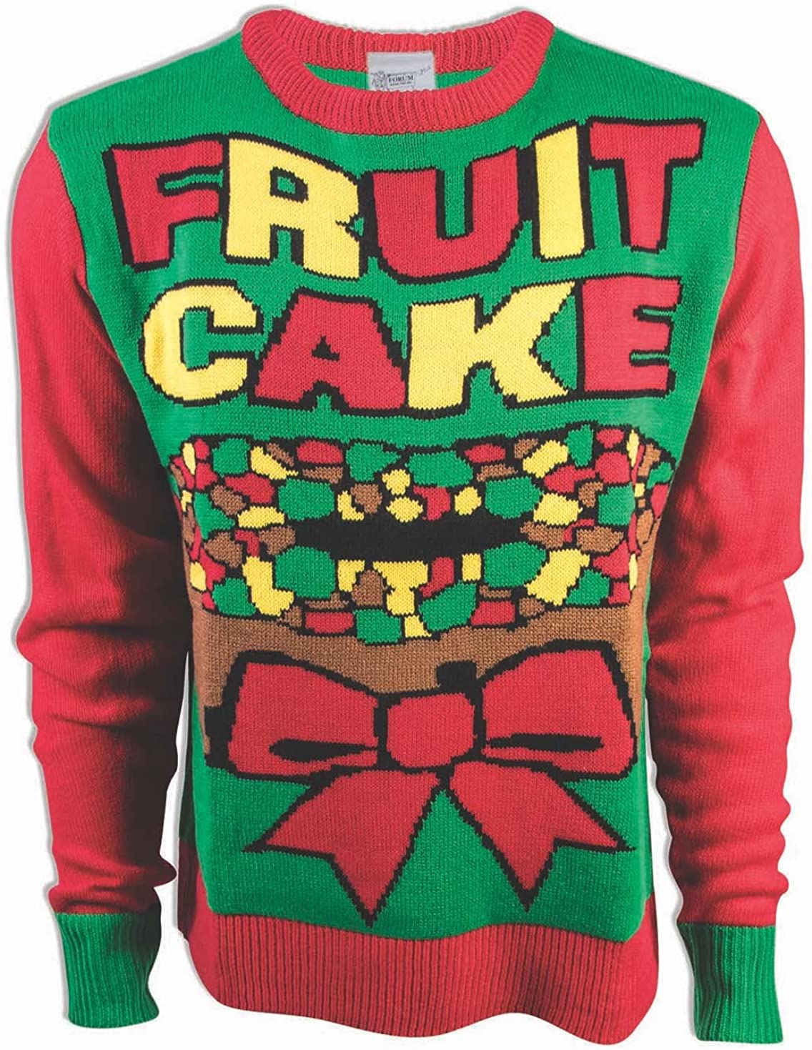 Fruit Cake Ugly Christmas Sweater Holiday Festive XXL