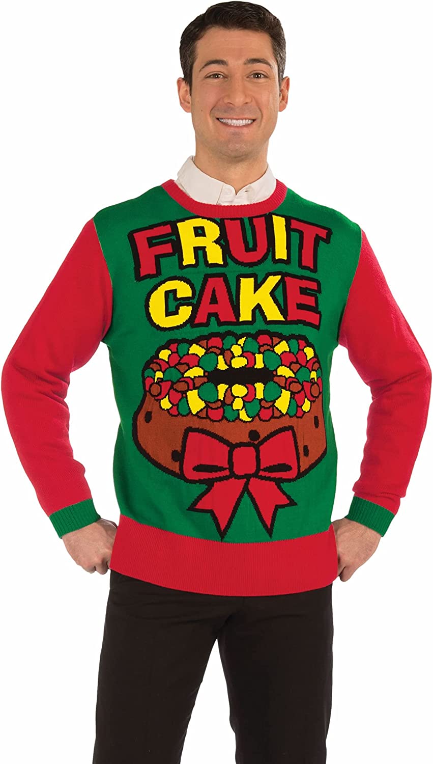 Fruit Cake Ugly Christmas Sweater Holiday Festive Small
