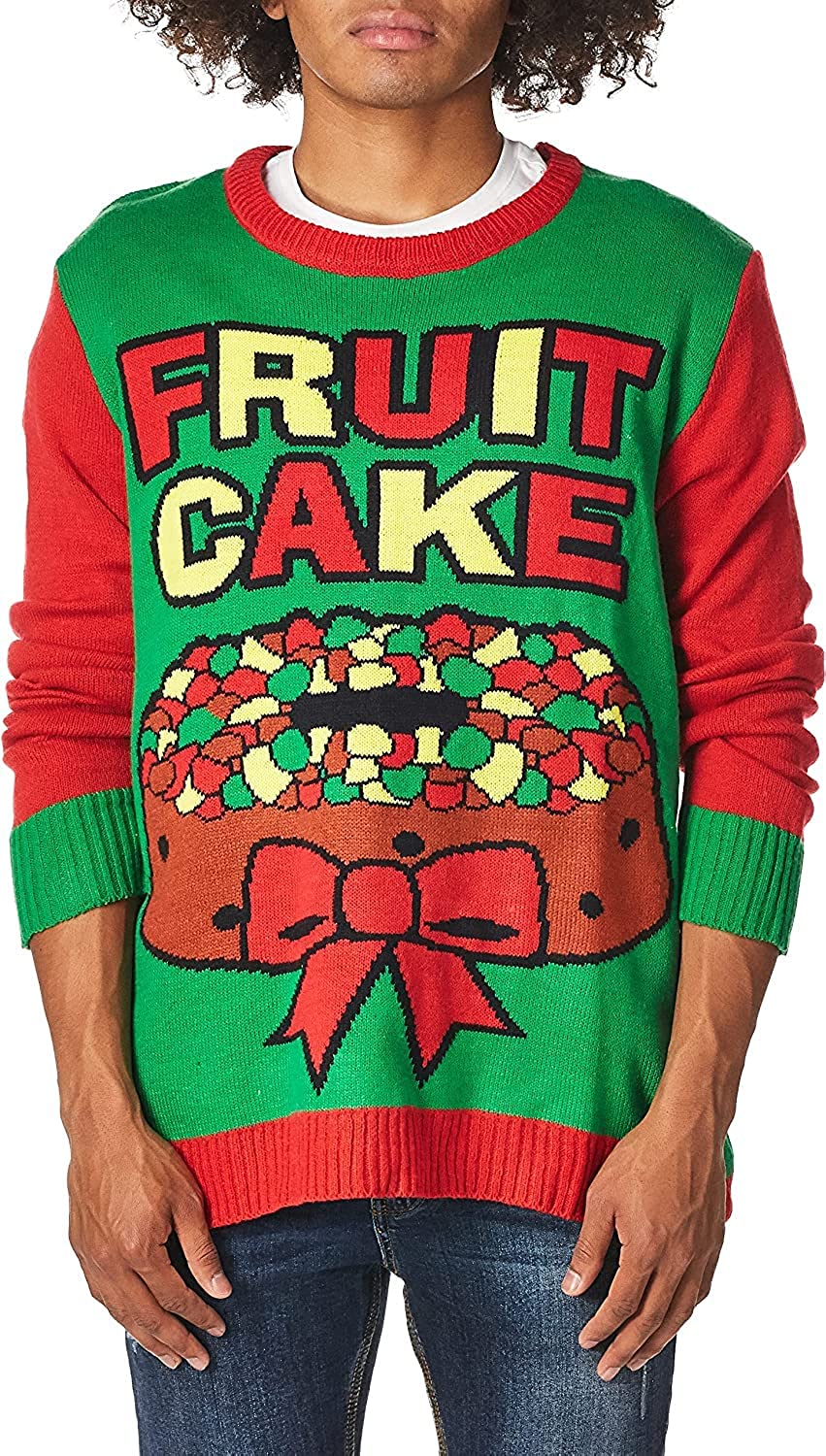 Fruit Cake Ugly Christmas Sweater Holiday Festive Small