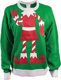 Elf Ugly Christmas Sweater Holiday Festive XX-Large