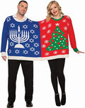Ugly Christmas Sweater for two Chanukah Size Large