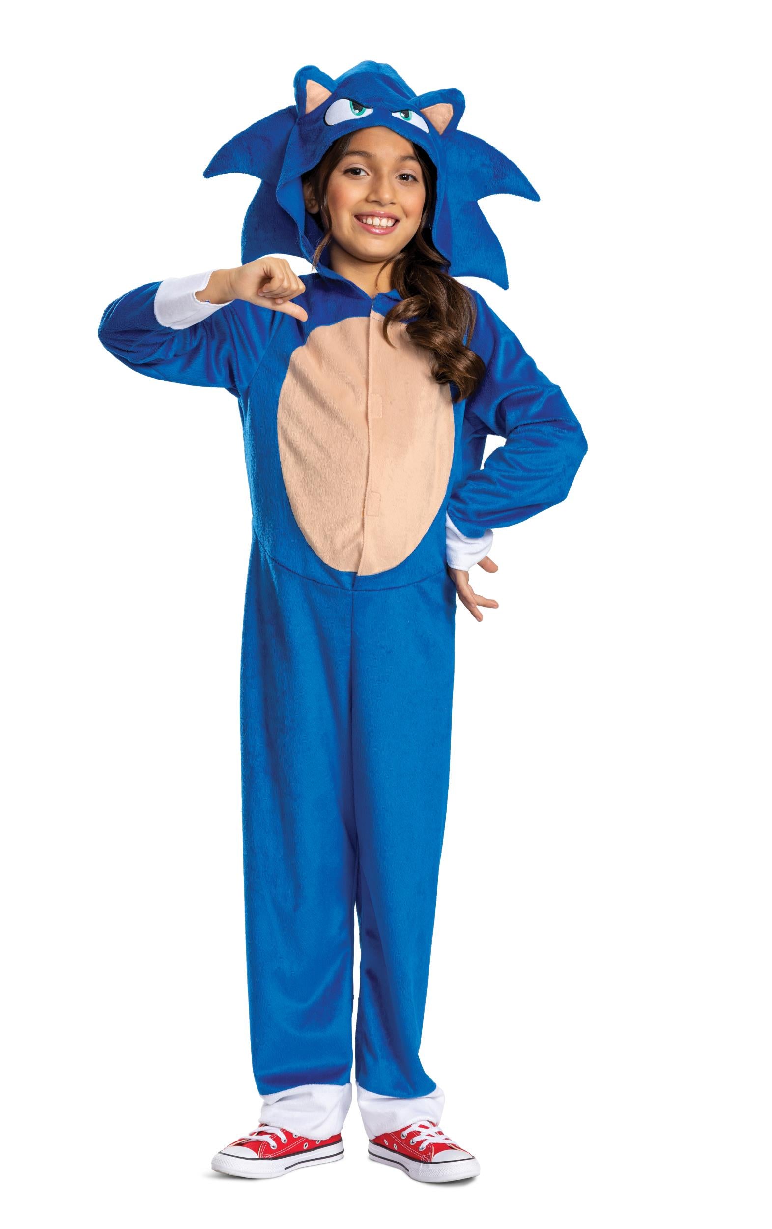 Sonic the Hedgehog Movie Child Costume Large 10-12
